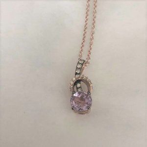 Le Vian Amethyst Rose Gold Necklace